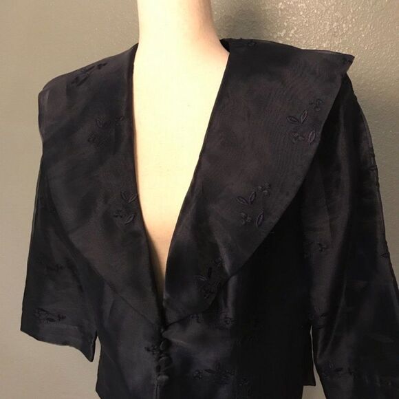 Lori Max Chiffon Jacket Size 14 - Picture 2 of 10